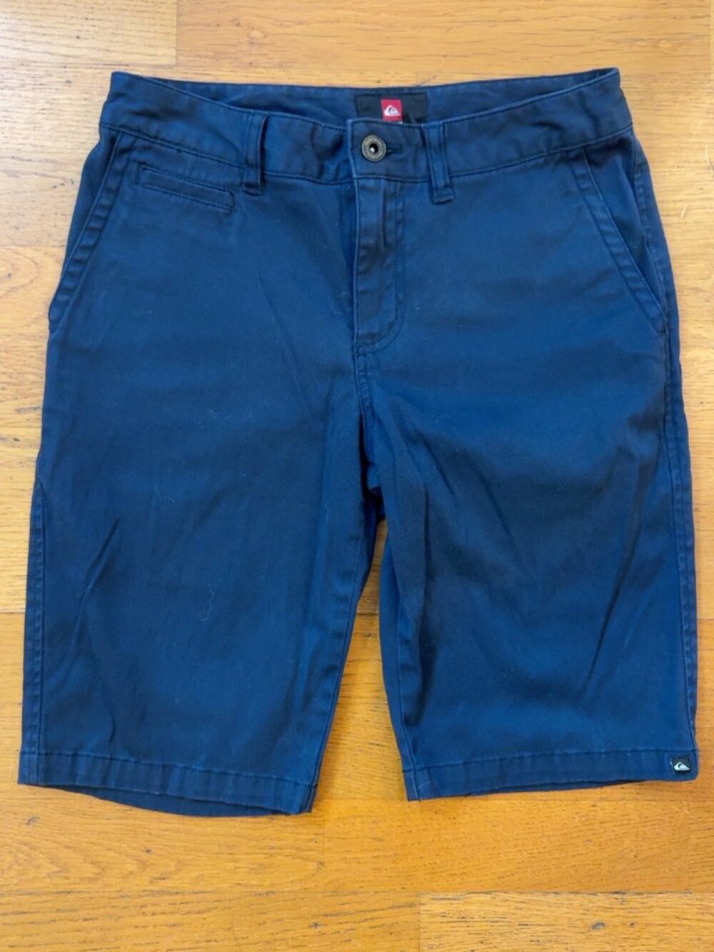 Quiksilver Boys Navy Blue Chino Shorts Size 27